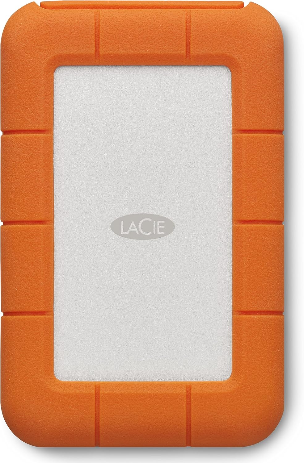 LaCie Rugged USB-C, 4TB, Disco Duro Externo Portátil, Resistente a Caídas, Choques, Polvo, Lluvia, para Mac y PC (STFR4000800)