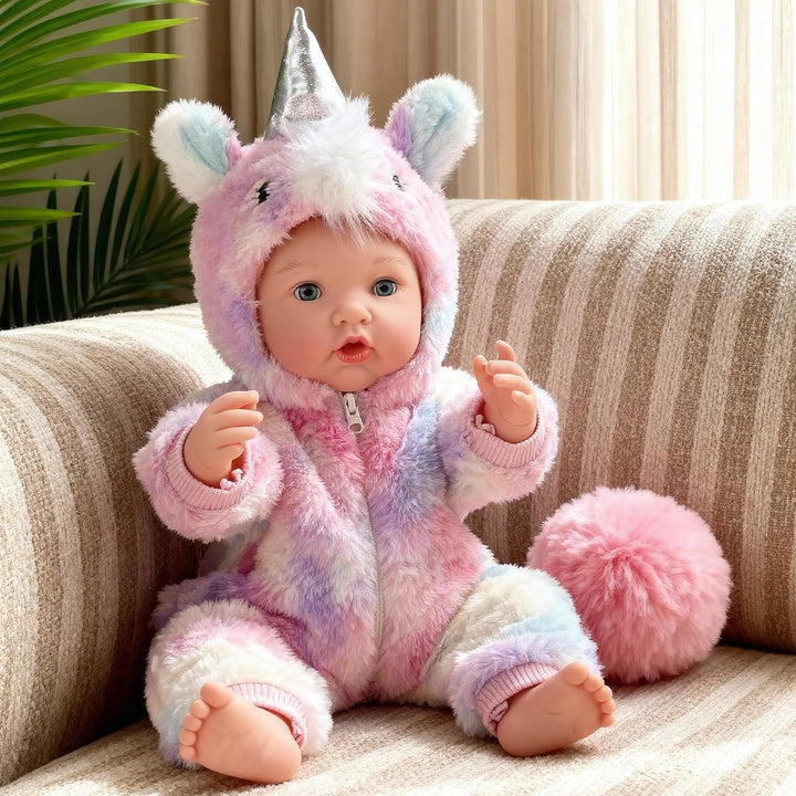 Eterfun Muñeca bebé de 43 cm - Muñeca bebé realista, linda, cuerpo...