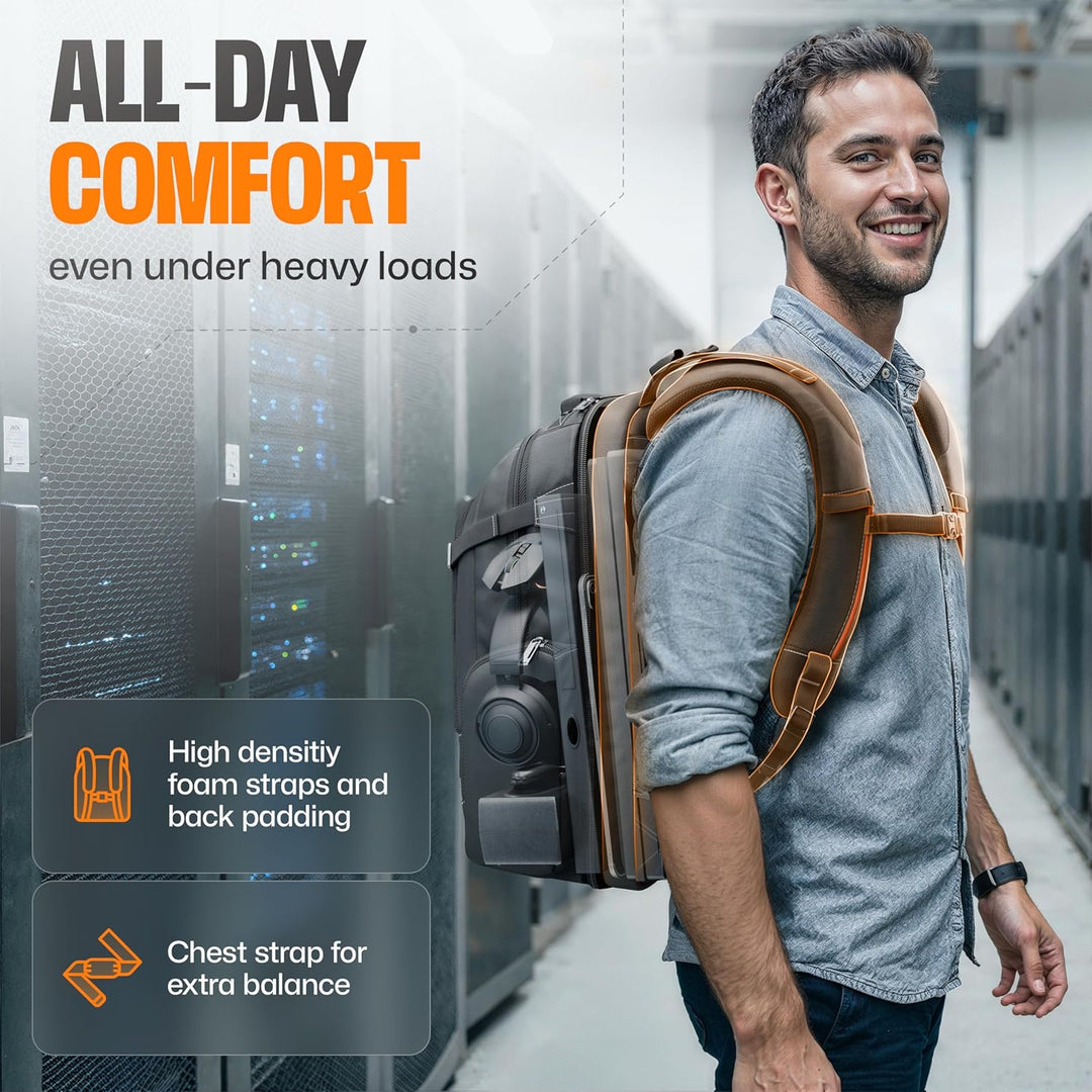 EVERKI Business 120 Pro 2 - Mochila para laptop de 40 litros con cu...