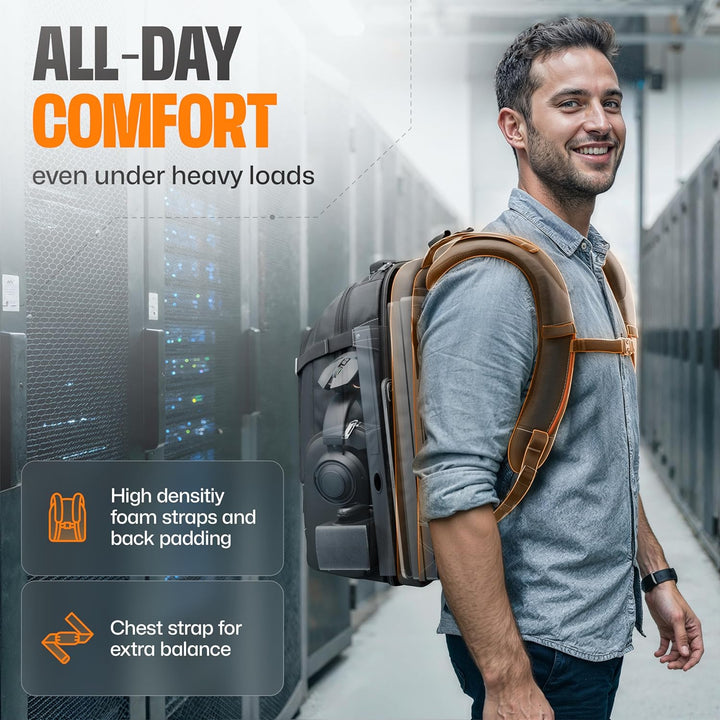 EVERKI Business 120 Pro 2 - Mochila para laptop de 40 litros con cu...