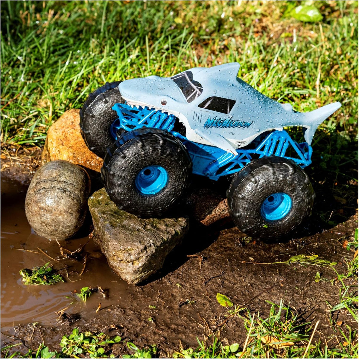 Monster Jam Camión Monster RC todo terreno Megalodon Storm