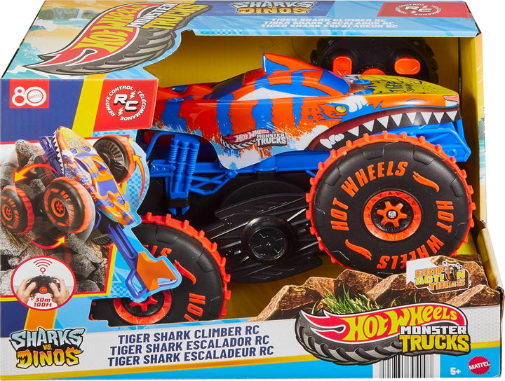 Hot Wheels Monster Trucks - Vehículo de juguete a control remoto, e...