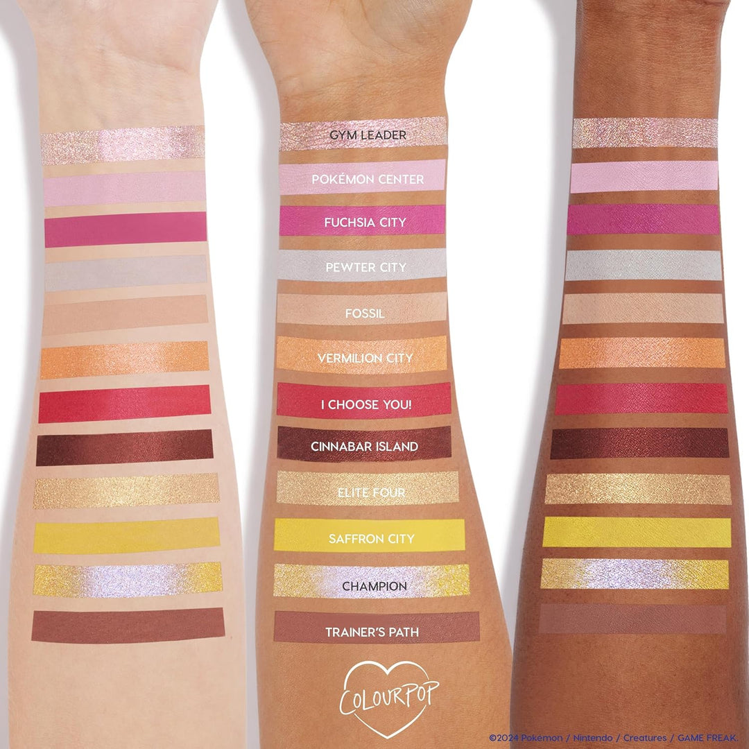 Paleta de sombra de ojos ColourPop x Pokémon Pallet Town