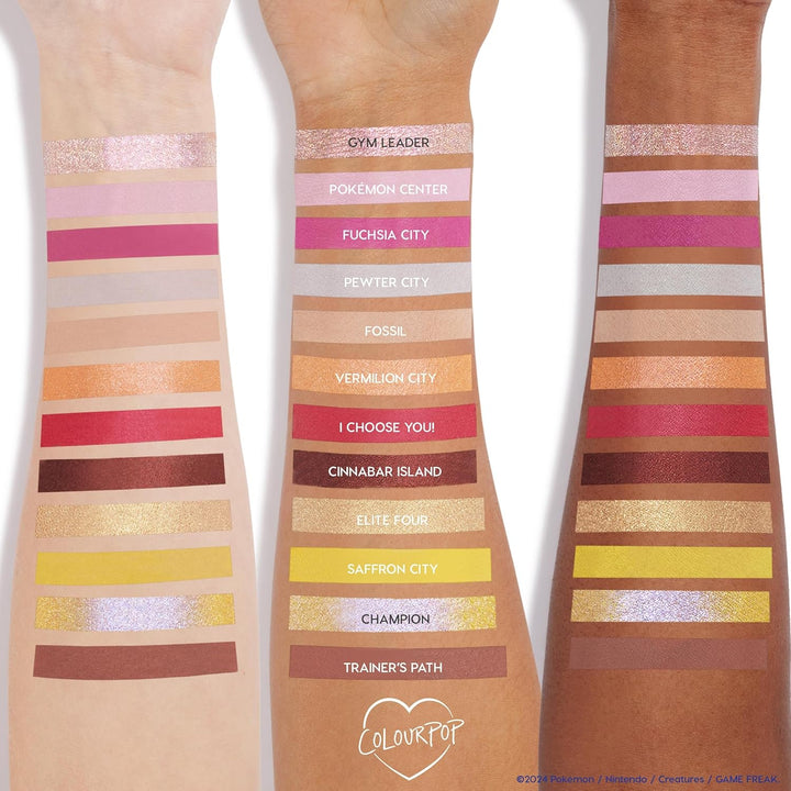 Paleta de sombra de ojos ColourPop x Pokémon Pallet Town