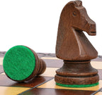 Husaria Juego de ajedrez de madera Ambassador, 21.7 in