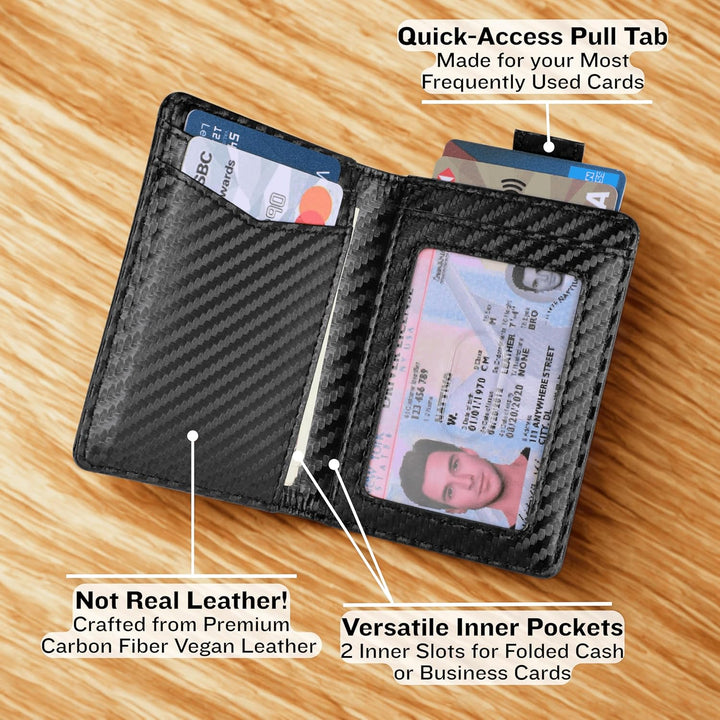 SparkMark Cartera delgada con bloqueo RFID para hombres | Cartera d...