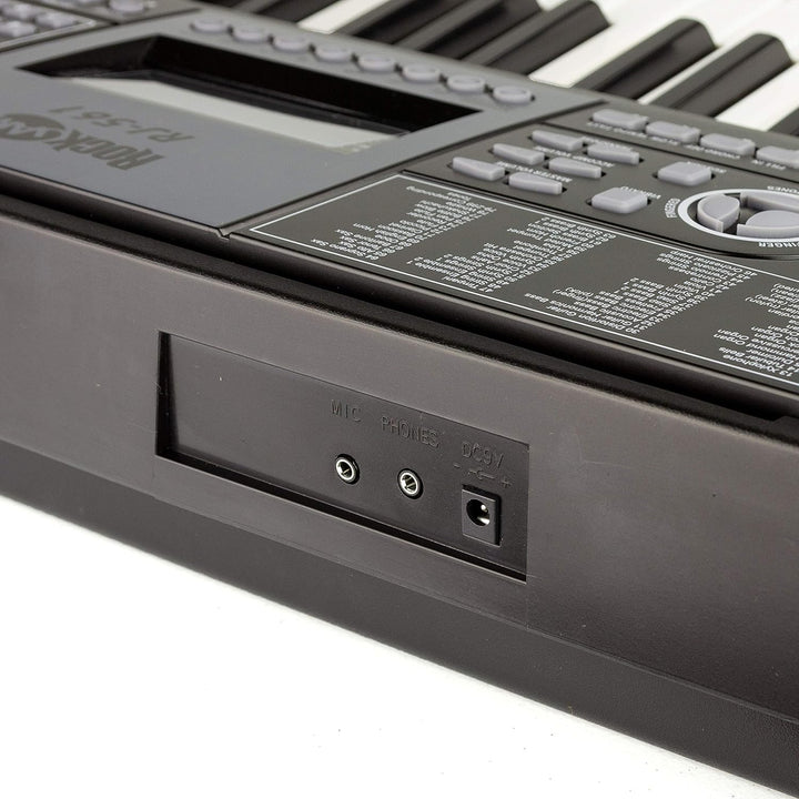 Teclado electrónico RockJam de 61 teclas superkit con soporte, tabu...