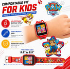 Reloj inteligente Accutime Paw Patrol con cámara para niños y bebés - Reloj inteligente interactivo para niños y niñas con juegos, grabadora de voz, calculadora, podómetro, alarma, cronómetro, con