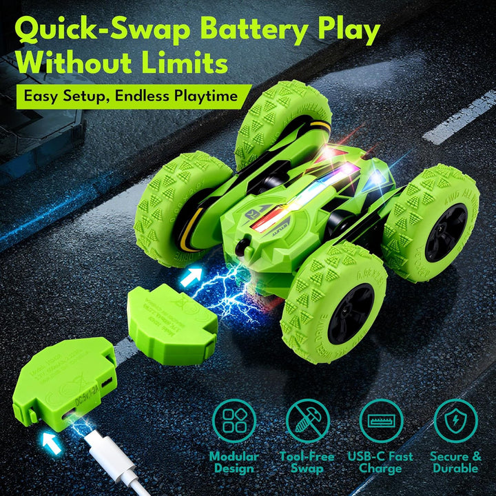 Coches a control remoto RC de juguete para niños de 6 a 12 años, ba...