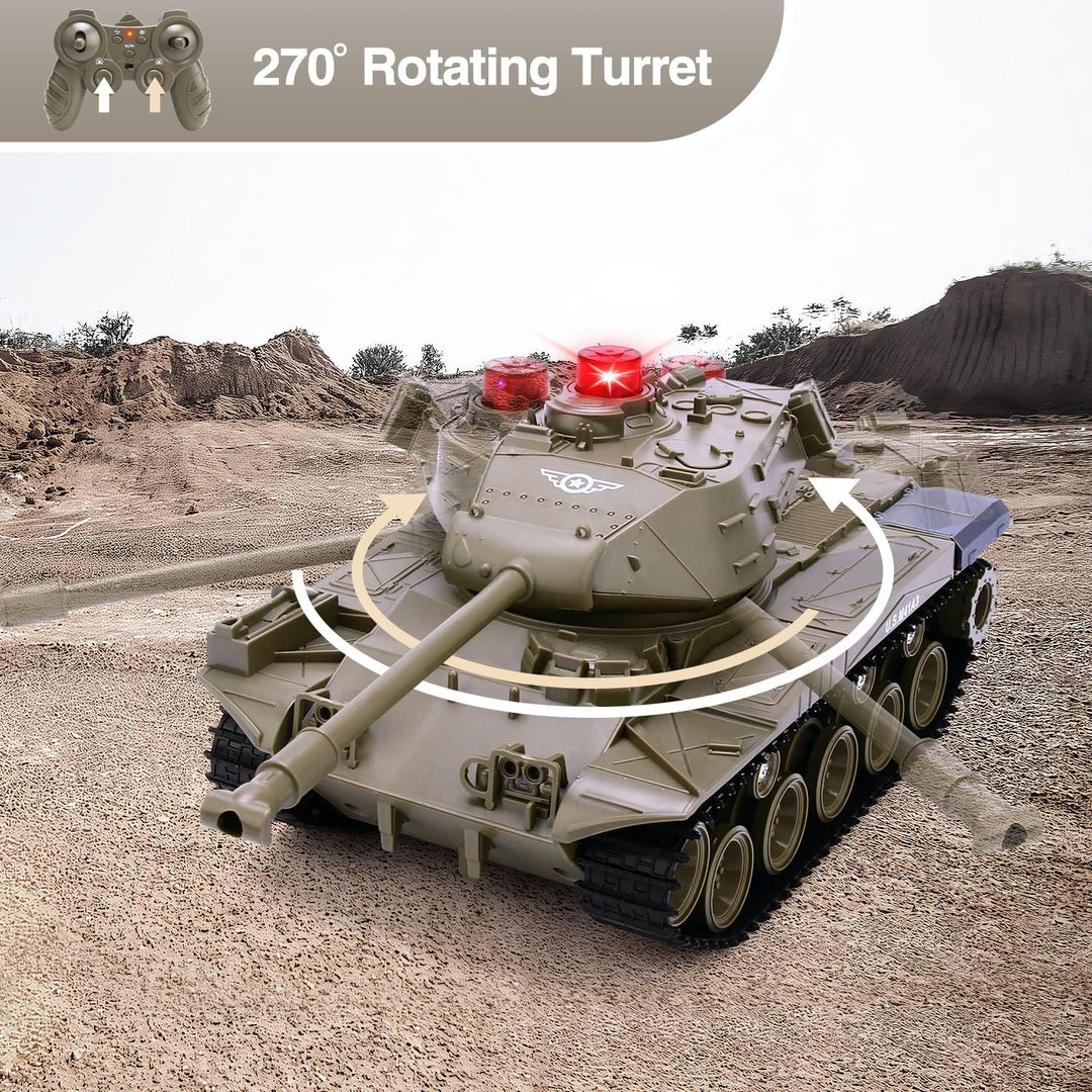 Tanque de control remoto para niños M41A3 American Army