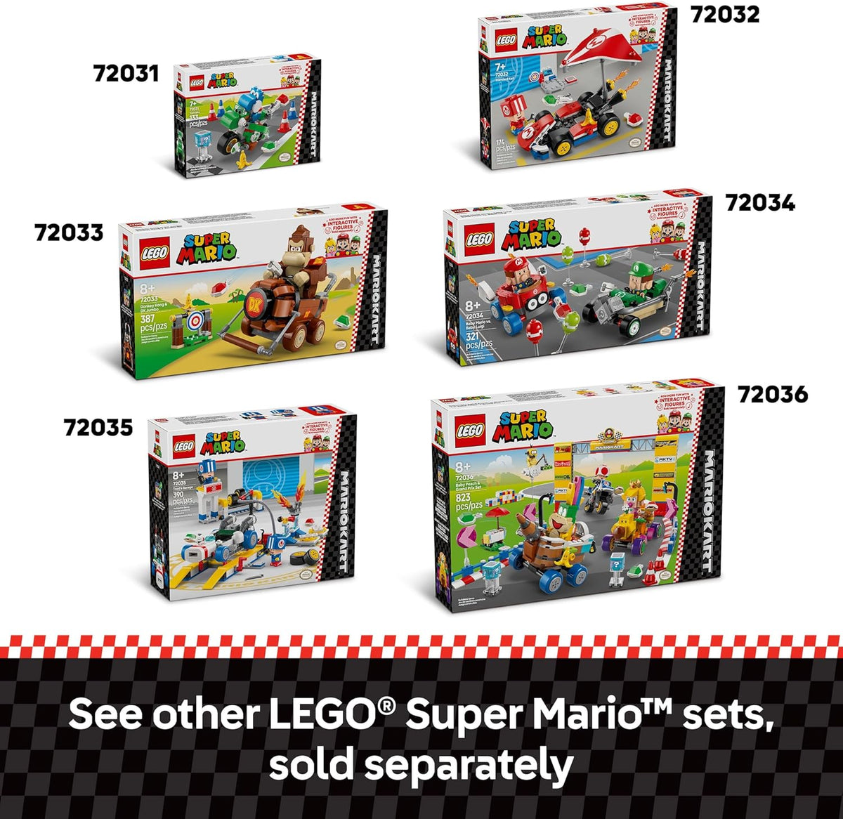 LEGO Super Mario Mario Kart Baby Mario vs Baby Luigi juego