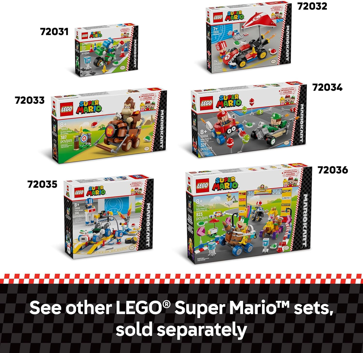 LEGO Super Mario Kit estándar de Mario Kart juego de