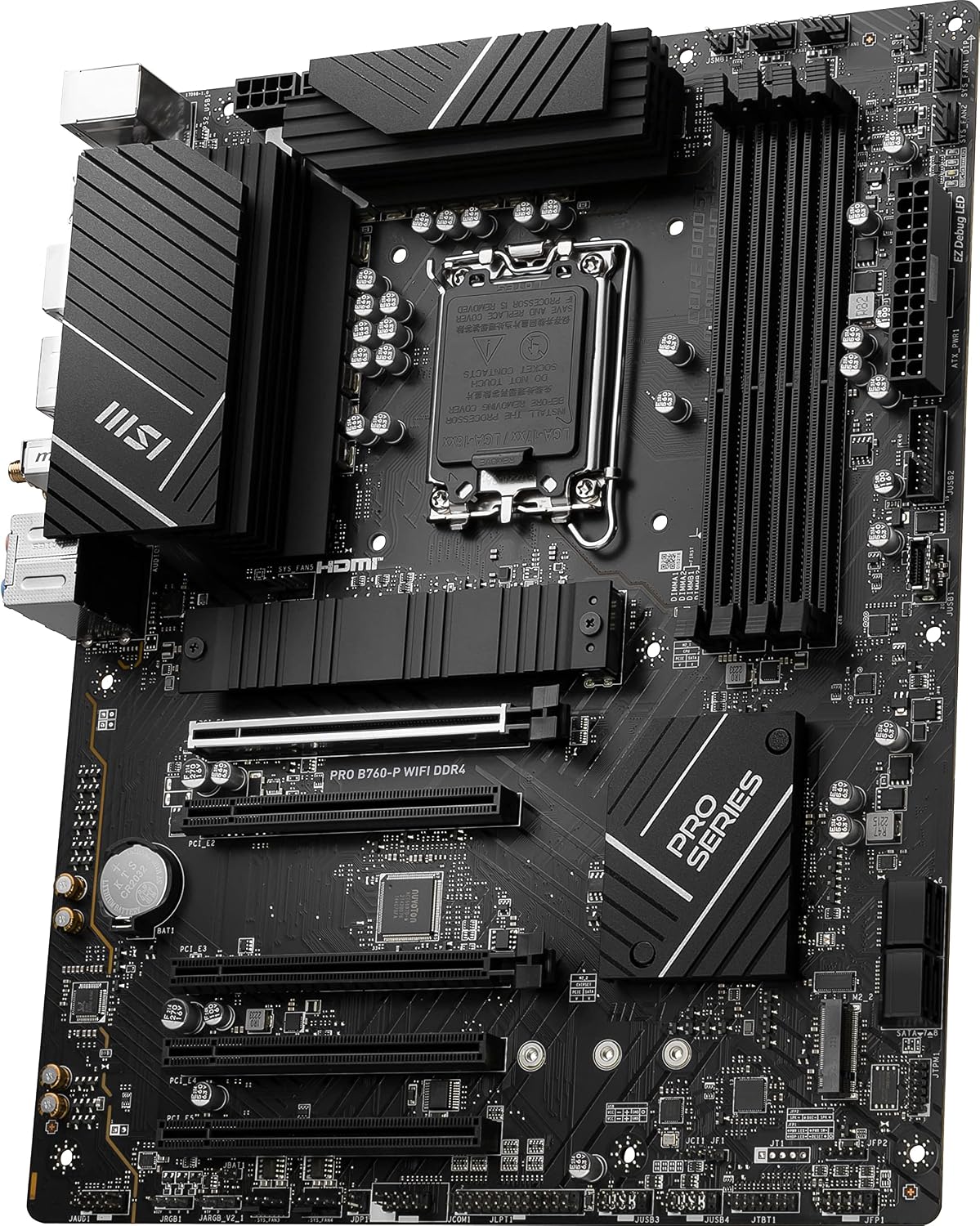 MSI - Placa base PRO B760-P WiFi DDR4 ProSeries (Compatible con pro...
