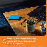 WD 6TB My Passport, disco duro externo portátil, azul, software de...