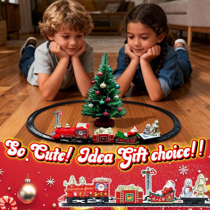 Serie de trenes navideños para niños pequeños de 3 a 5 4 a