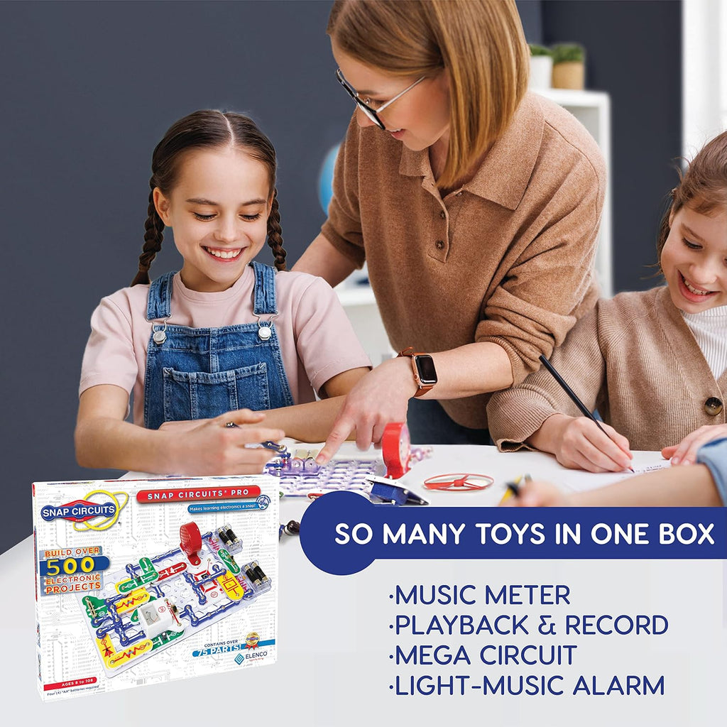 Snap Circuits Elenco Snap Circuits Pro 500 en 1 Kit de exploración electrónica
