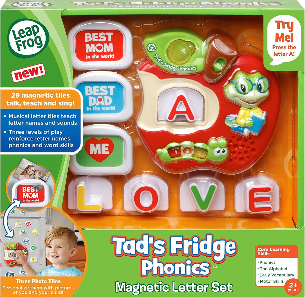 LeapFrog Tad's Fridge Phonics - Juego de letras magnéticas