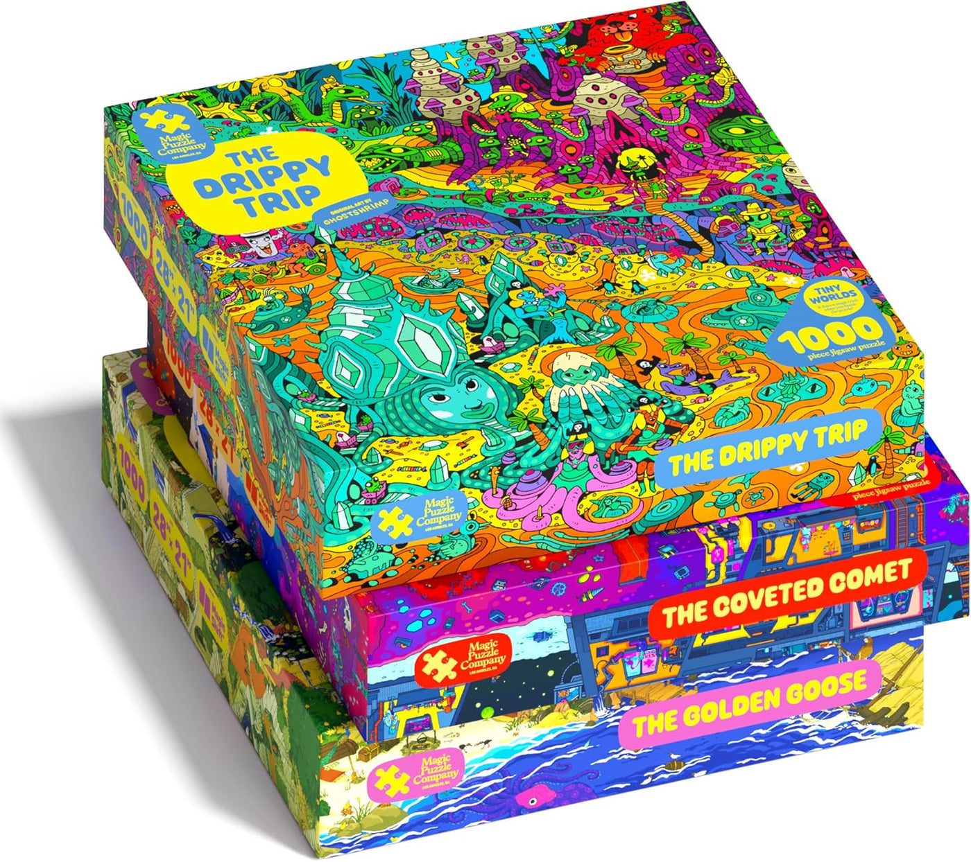 Magic Puzzles - Juego de 3 rompecabezas de la serie cinco