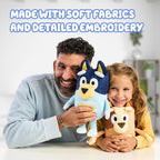 Bluey Heeler Family Stuffed Animal Set de 4, 7-8” Plush Figure Toys