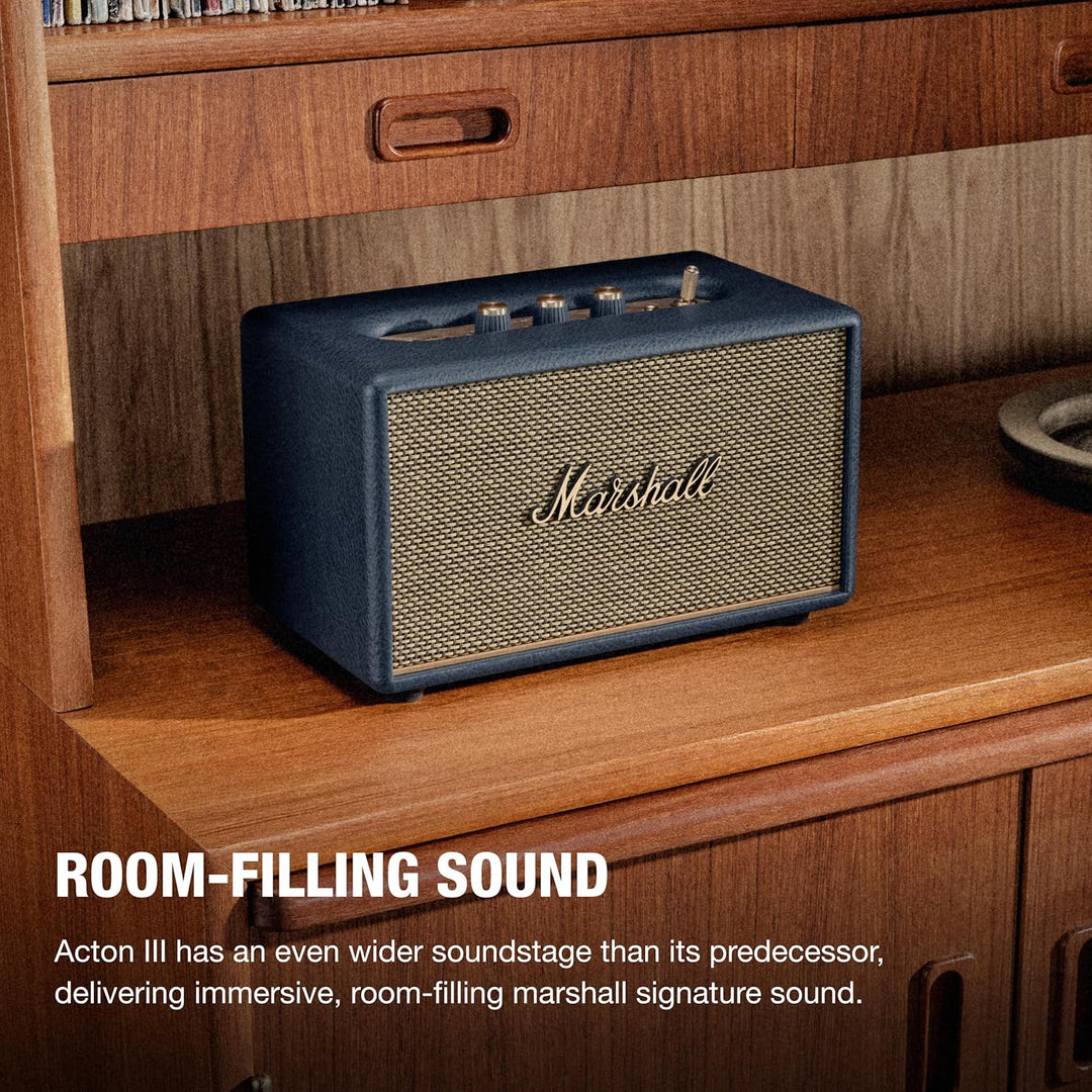 Altavoz Marshall Acton III Bluetooth para el hogar - Sonido estéreo...
