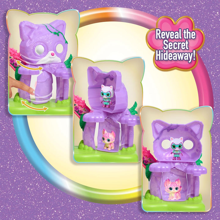Disney Jr. SuperKitties Su-Purr Wild Set de Juego con Tobogán y Col...