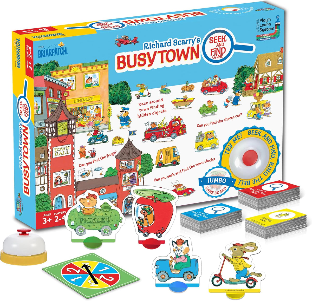 Briarpatch, Juego de Buscar y Encontrar de Busytown de Richard Scarry, Basado en Libros de Lectura Temprana para Preescolar, Jardín de Infantes y 1er Grado