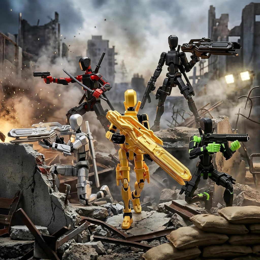 Titan 13 Action Figure,Lucky Robot 13 Multi Jointed Movable Toy