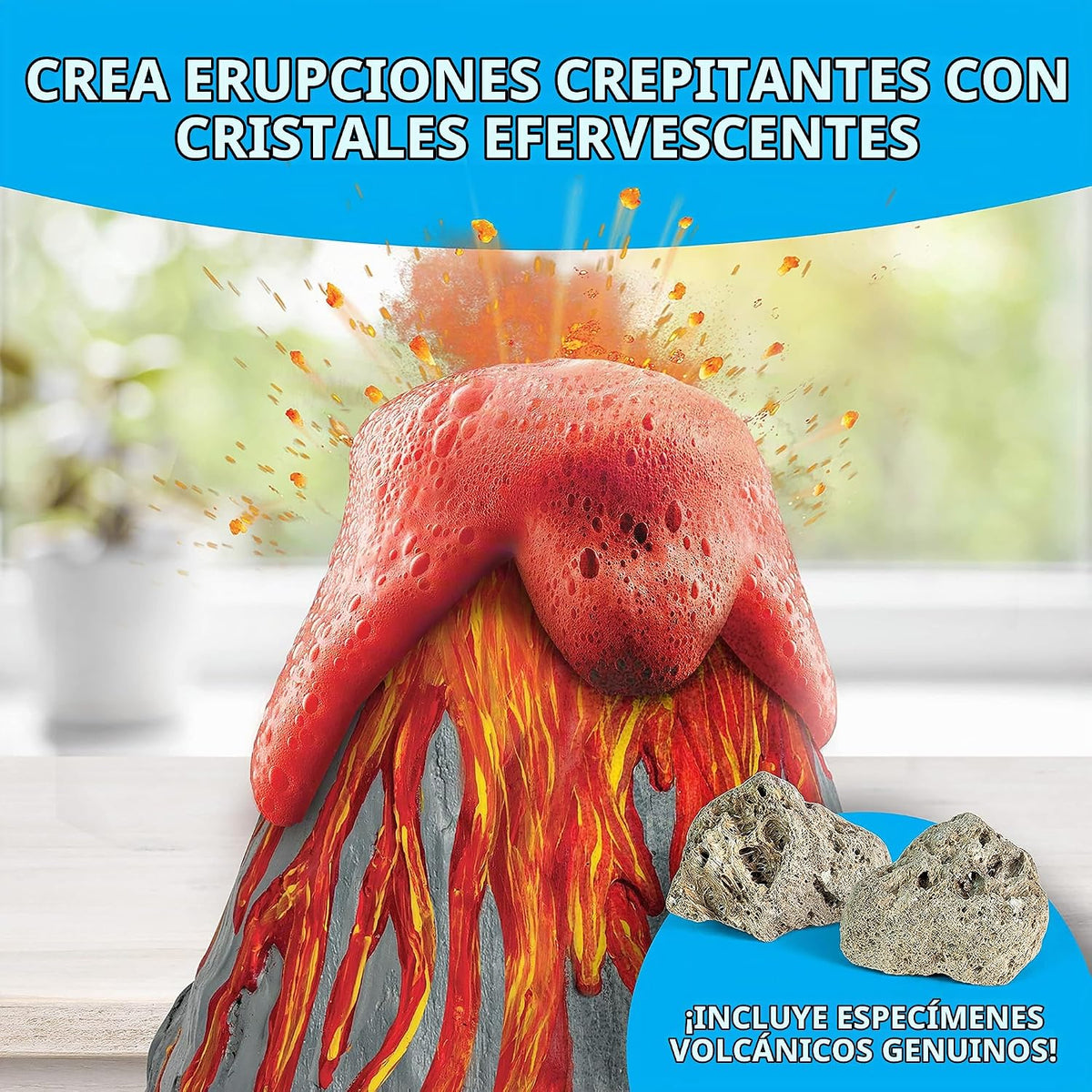 National Geographic Jumbo Volcano Science Kit para niños de 8 a 12 años