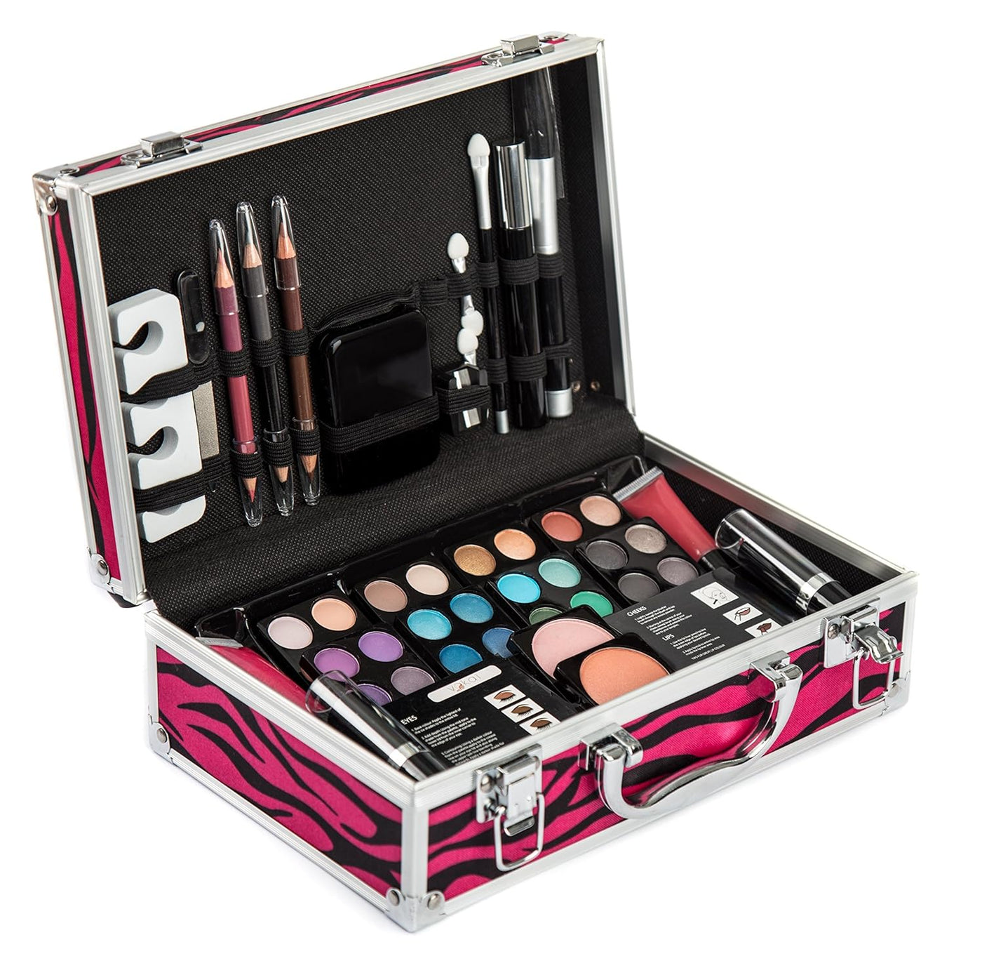 Vokai Kit de maquillaje de regalo \u2013 51 piezas \u2013 32 sombra...