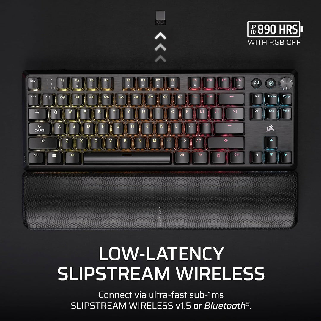 Corsair K70 CORE TKL Teclado Mecánico Inalámbrico RGB Tenkeyless pa...