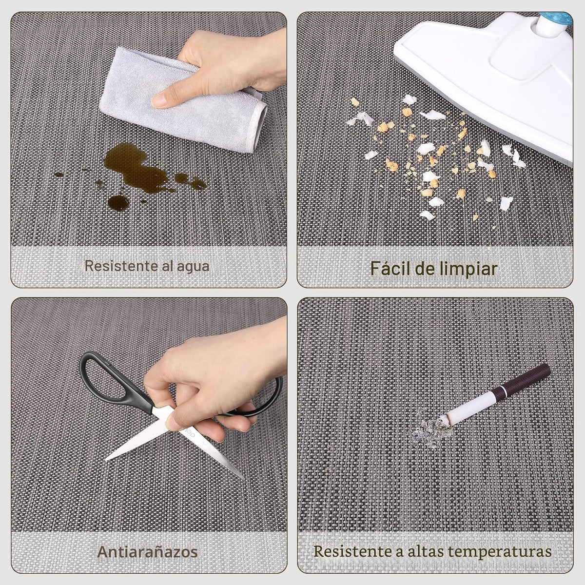 Lámpara Tapete para silla de oficina para suelos de madera, PVC