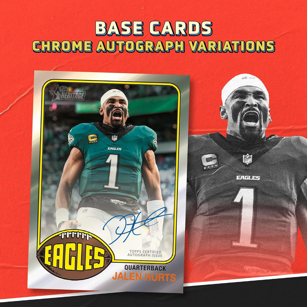 Topps Heritage Football 2026 - Sellado de fábrica, caja de valor