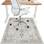 Lámpara Tapete para silla de oficina de 48"x60" para piso de baldosas de madera dura, protector de alfombra debajo del escritorio para tapete de silla de computadora rodante, alfombra lavable a máquina