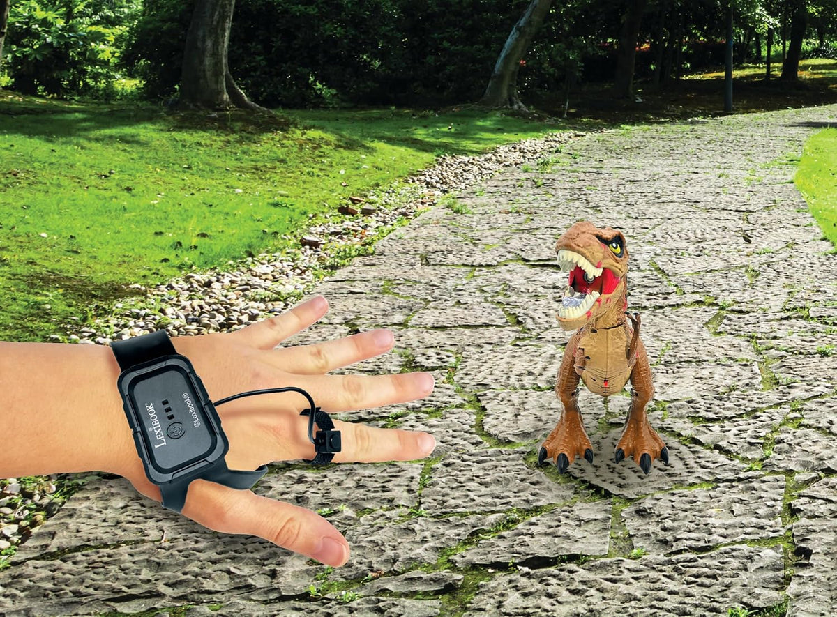 LEXiBOOK, dinosaurio de control de tiranosaurio RC, DINO02