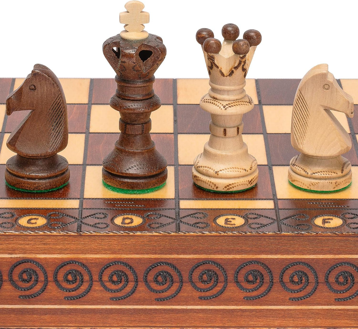 Husaria Juego de ajedrez de madera Ambassador, 21.7 in