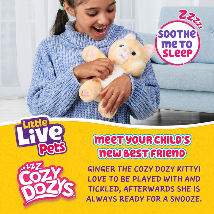Little Live Pets Cozy Dozys Ginger El Juguetito de Gato Interactivo...