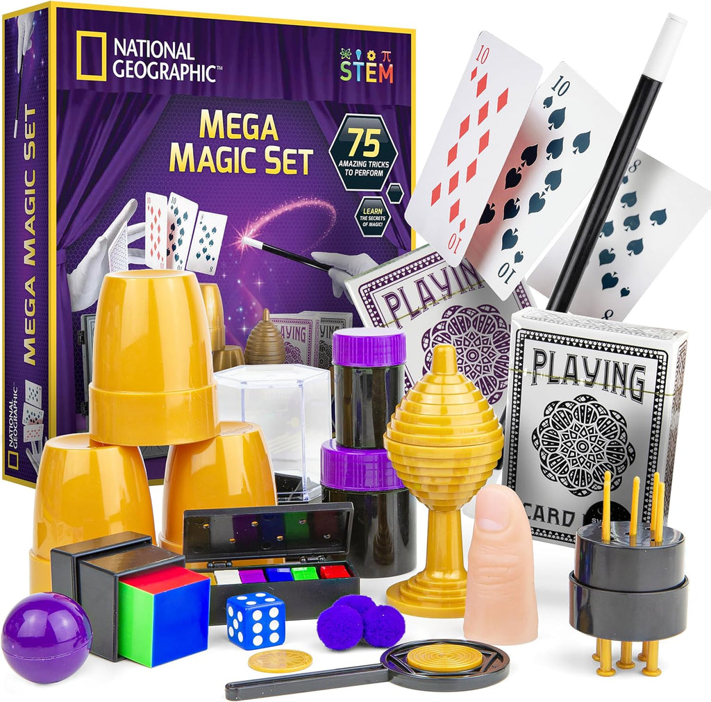 National Geographic Mega Magic Kit con 75+ Tricks para Kids Ages 8-12