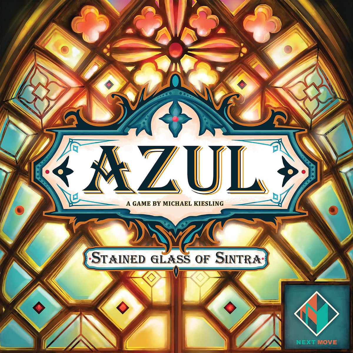 Asmodee Azul Stained Glass of Sintra - Juego de mesa EXPANSIÓN – Crea paneles de ventana coloridos, juego de estrategia de colocación de fichas para niños y adultos, a partir de 8 años, 2-4 jugadores