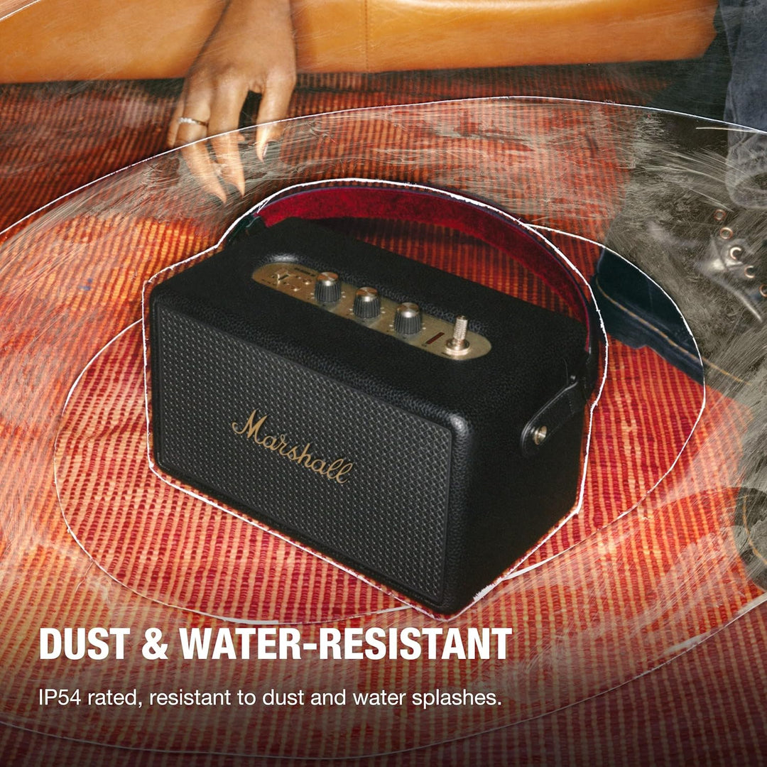Marshall Kilburn III Altavoz Bluetooth portátil - Negro y latón