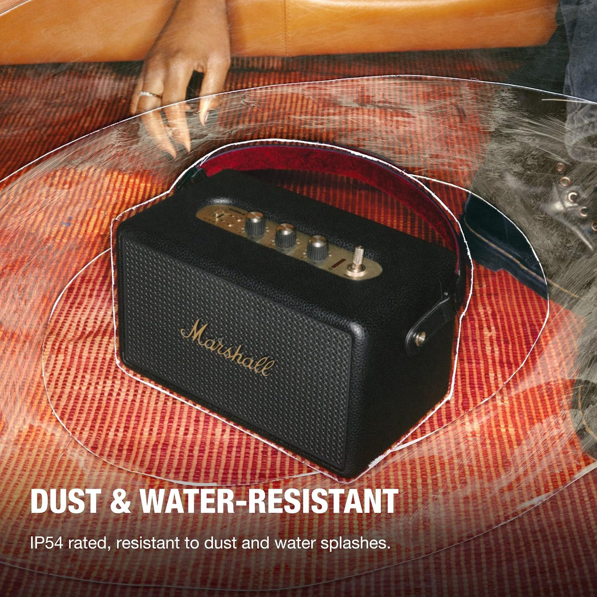 Marshall Kilburn III Altavoz Bluetooth portátil - Negro y latón