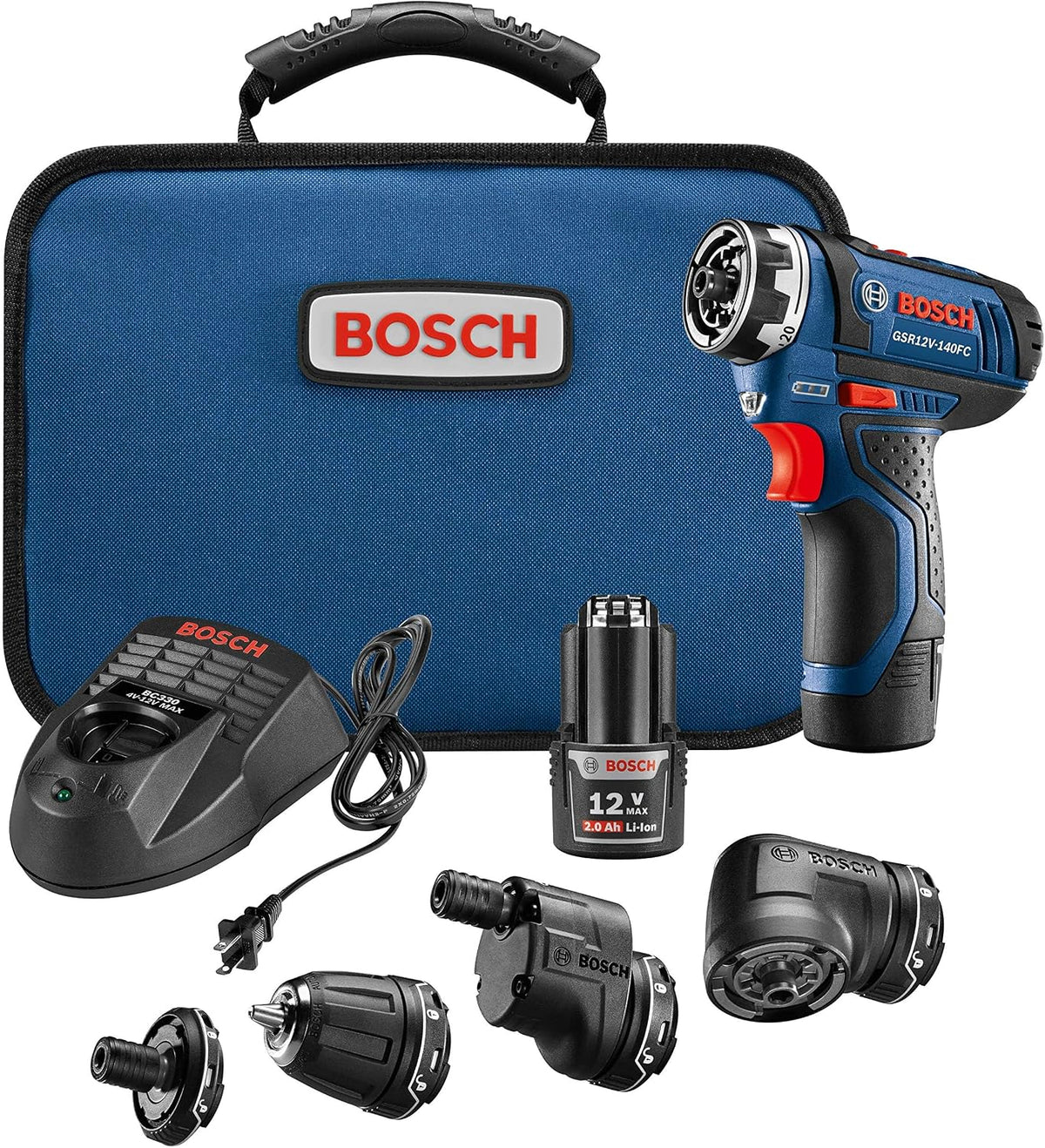 Sistema de taladro/atornillador Bosch GSR12 V 140fcb22 12 V, max Flexiclick 5 en 1