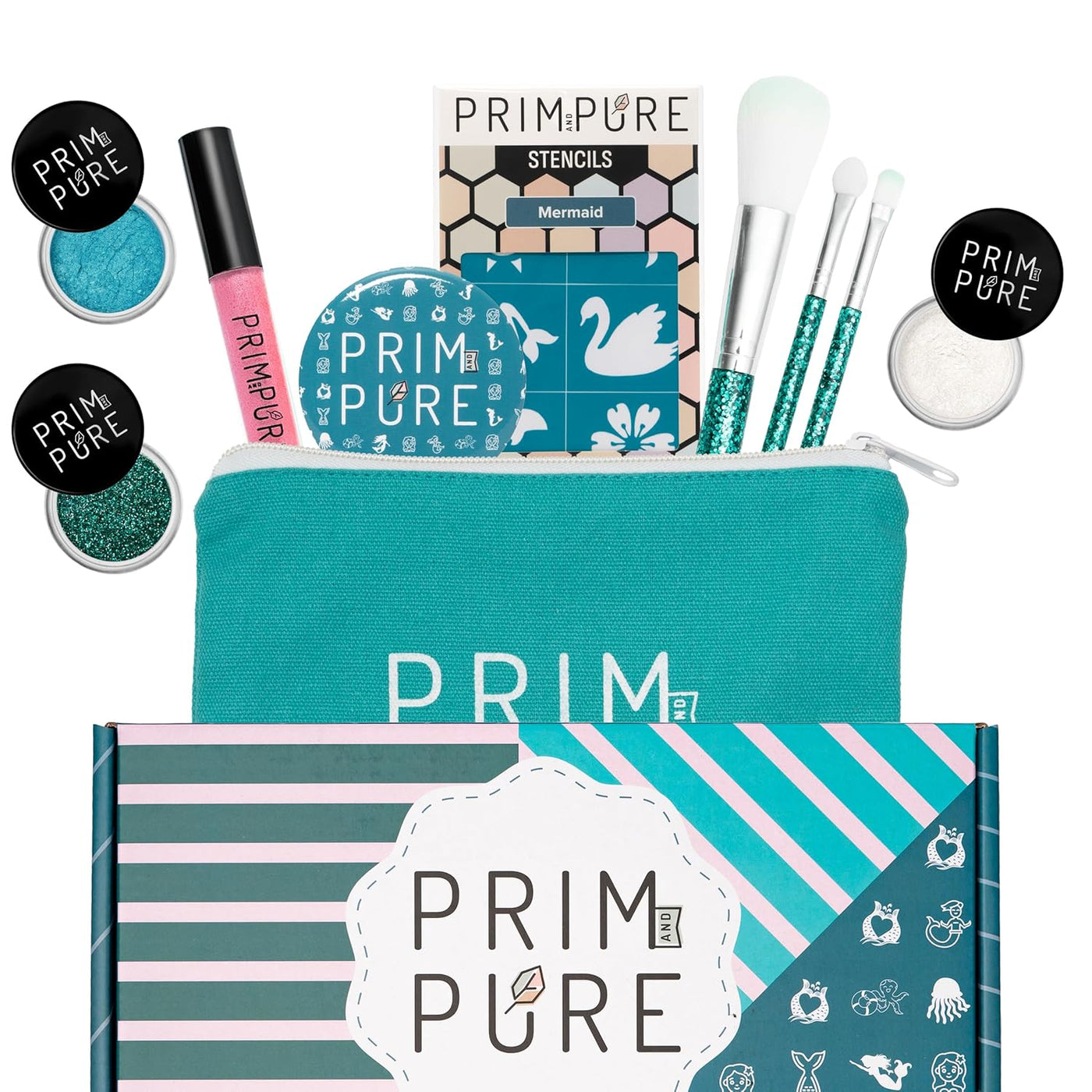 Prim and Pure Set de Regalo de Maquillaje para Niños - Plantilla, S...