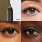 Bobbi Brown Lápiz delineador de ojos en crema, Individual, 01 Jungle (cálido tono medio verde)