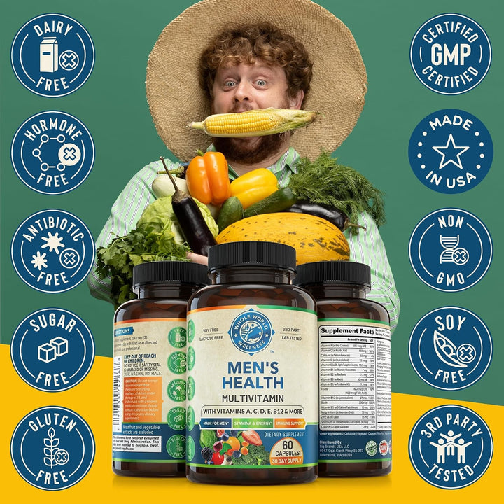 Whole World Wellness Suplemento multimineral multivitamínico diario...