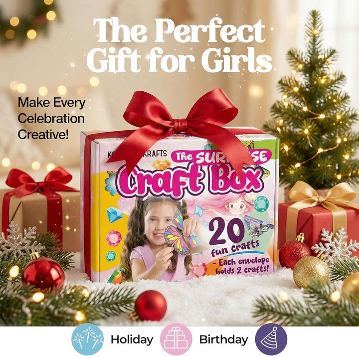 Kit de 20 artes y manualidades para niñas la caja de