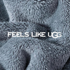 UGG Whitecap - Manta individual de forro polar de felpa, 66 x 90 pulgadas