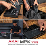 Akai Professional MPK Mini MK3 - Controlador de teclado MIDI USB de...