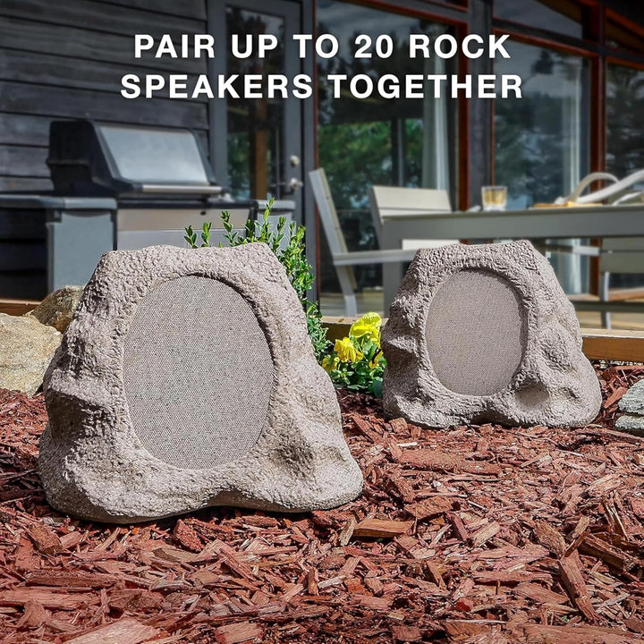 Victrola Rock Speaker Connect, Piedra, Altavoz Inalámbrico para Ext...