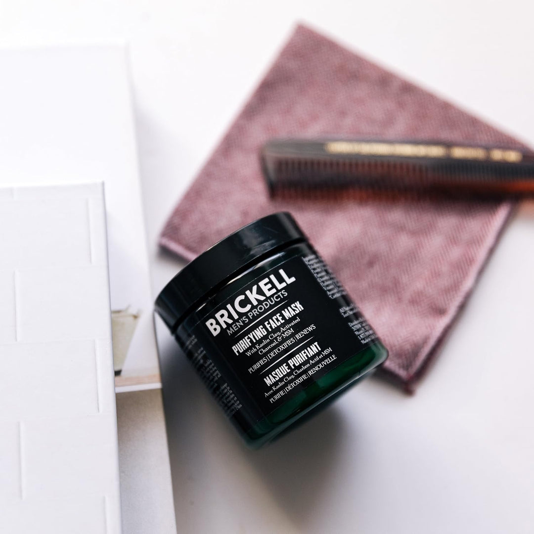 Brickell - Máscara facial de carbón purificador para hombre, produc...