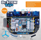 Dr. STEM Toys Kit de ciencia de circuitos, incluye más de 100 experimentos eléctricos con luces, sonidos y acción, para niños y niñas a partir de 8 años